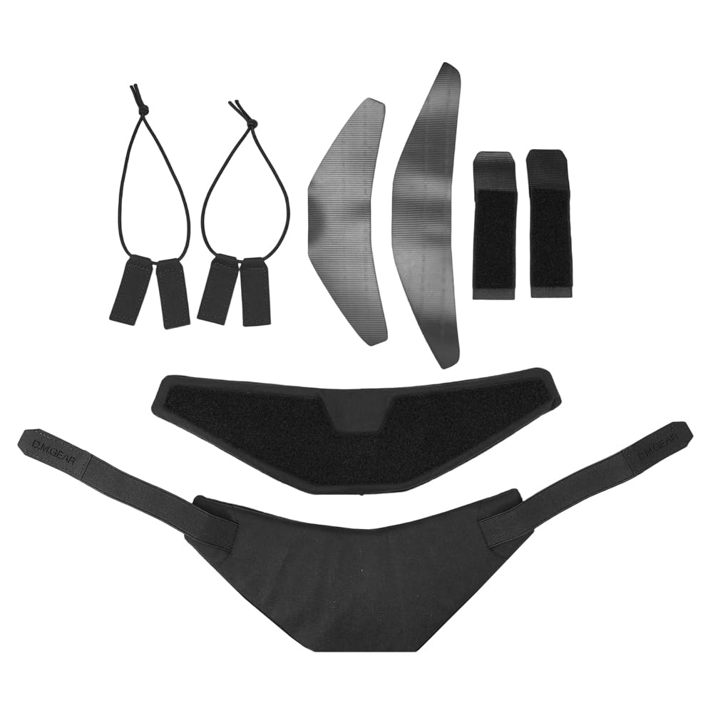 FARMSOLDIER Tactical Vest Universal Collar Neck Protection,Outdoor Sports Airsoft Neck Protection Board,Tactical Vest Collar Equipment for JPC FCSK 6094 CPC Black