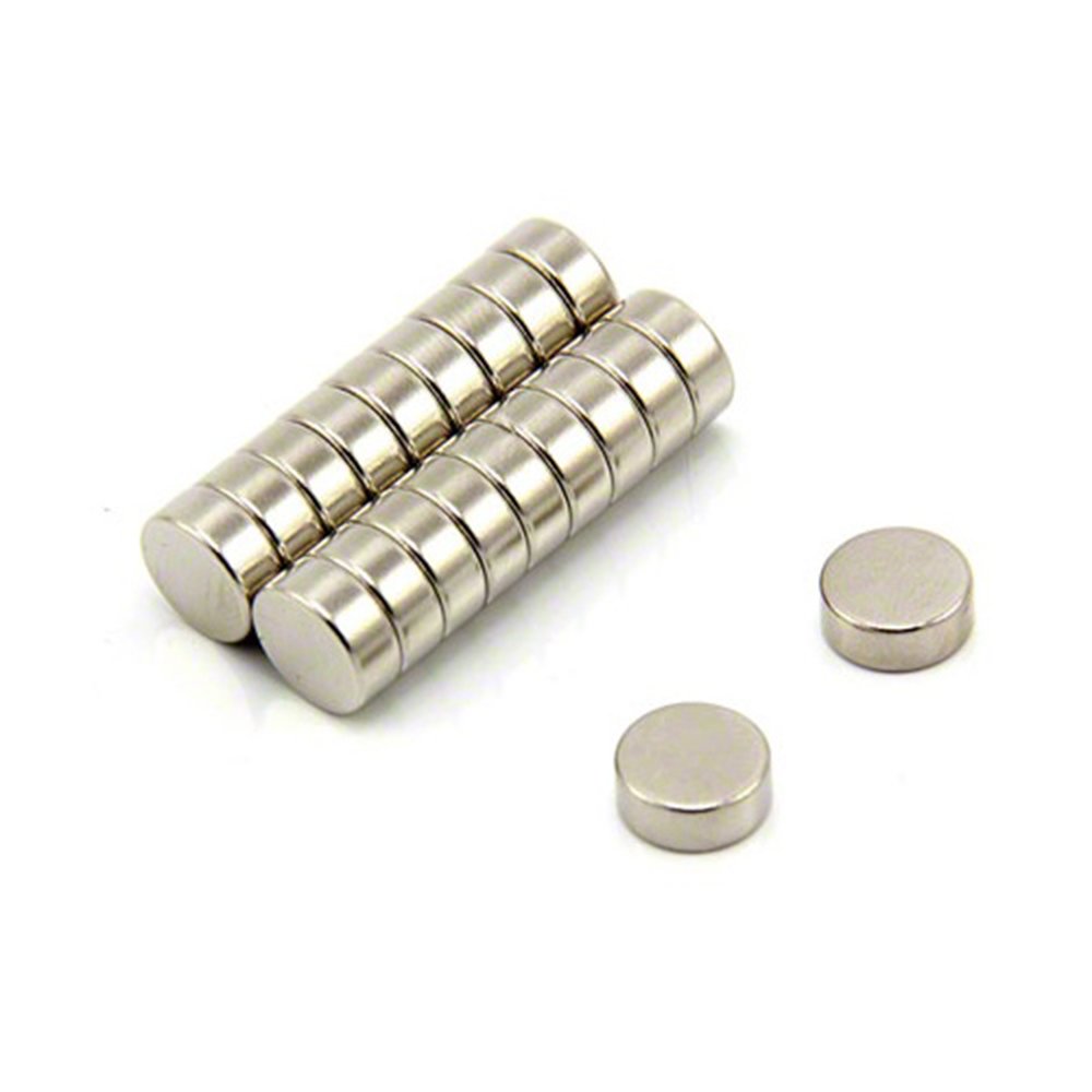 N35 Neodymium Magnet for Arts, Crafts, Model Making, DIY, Hobbies, Office, and Home - 10mm dia x 4mm thick - 1.9kg Pull - Pack of 20