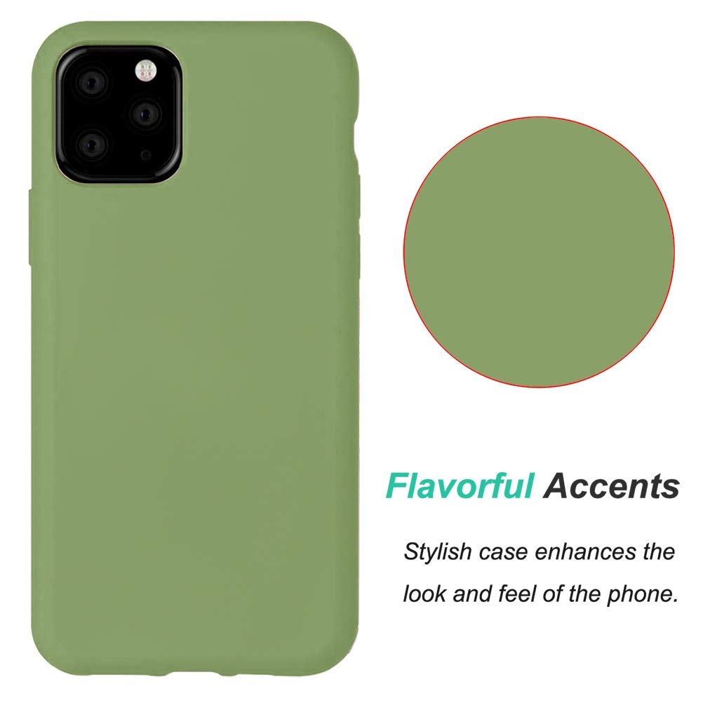 Yoedge 2 Custodie In Silicone Per IPhone X/XS: Cover Verde, Sottile, Antiurto, TPU Morbido, Con Design A Tema Avvocato - 4