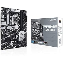 ASUS PRIME B760-PLUS - Placa base ATX Intel B760 (LGA 1700), PCIe 5.0, 3x PCIe 4.0 M.2, DDR5, 2.5Gb Ethernet, SATA 6 Gbps, USB 3.2 Gen 2x2 tipo C, USB 3.2 Gen 1 tipo C, Thunderbolt (USB), Aura Sync