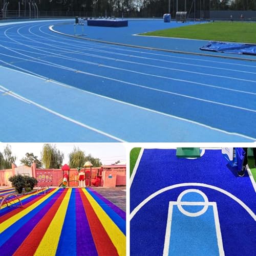 Alfombra de césped sintético de alta densidad para uso en exteriores 7
