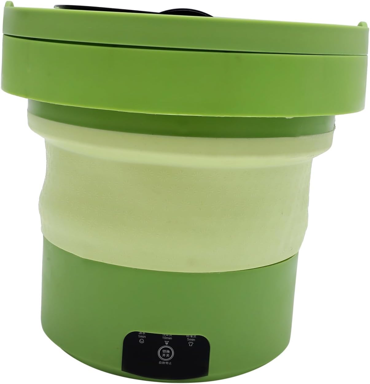 Portable Washer Foldable Small Washing Machine for Travel Camping Lightweight Mini Washer with High-speed Rotation for Shirts Dresses Skirts and Thin Clothes US Plug