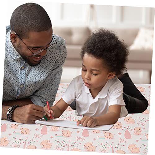 Artibetter Hoge Voet Eetkamerstoel Kussen Tafelkleden Baby Vloermat Infans Hoge Stoel Art Ambachten Tafel Mat Splat Mat Voor Onder Hoge Stoel Kinderkamer Speelkleed Speeltijd Splat Mat Pad - Afbeelding 6