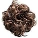 Produktbild PRETTYSHOP Haarteil Haargummi Hochsteckfrisuren Brautfrisuren Voluminös Gelockt Unordentlich Dutt Braun Mix G26AL