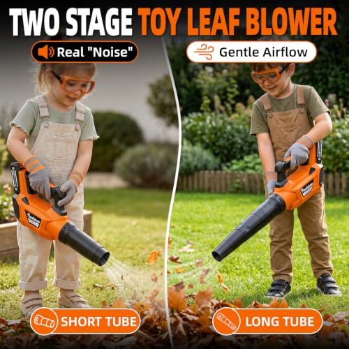 Image of Pandapop 3-in-1 Kids Leaf Blower, Weed Wacker & Hedge Trimmer Toy