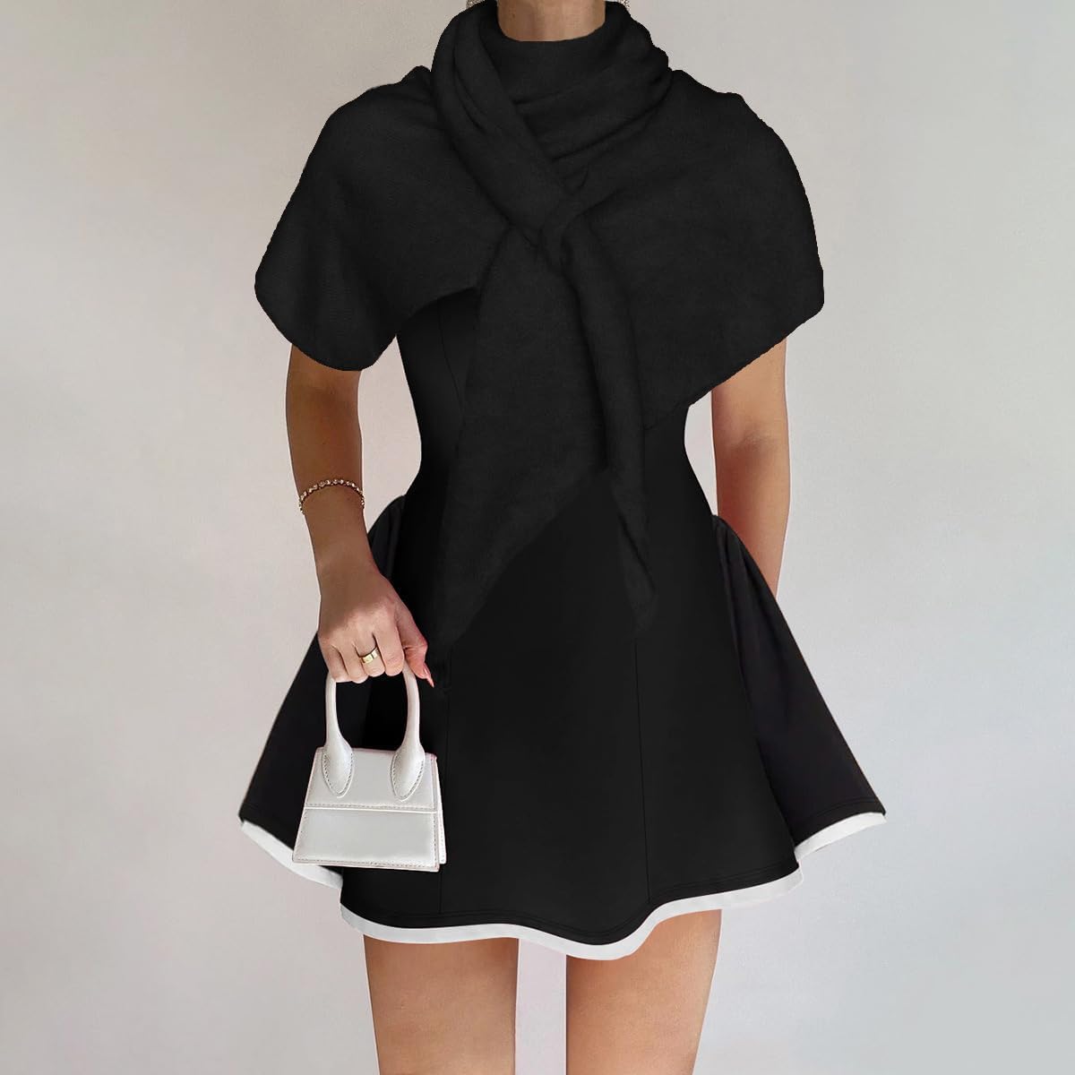 Shawl Wraps For Women,Womens Knitted Knotted Shawls Wool Cashmere Shoulder Top Sweater Shawl Scarf for Fall Winter