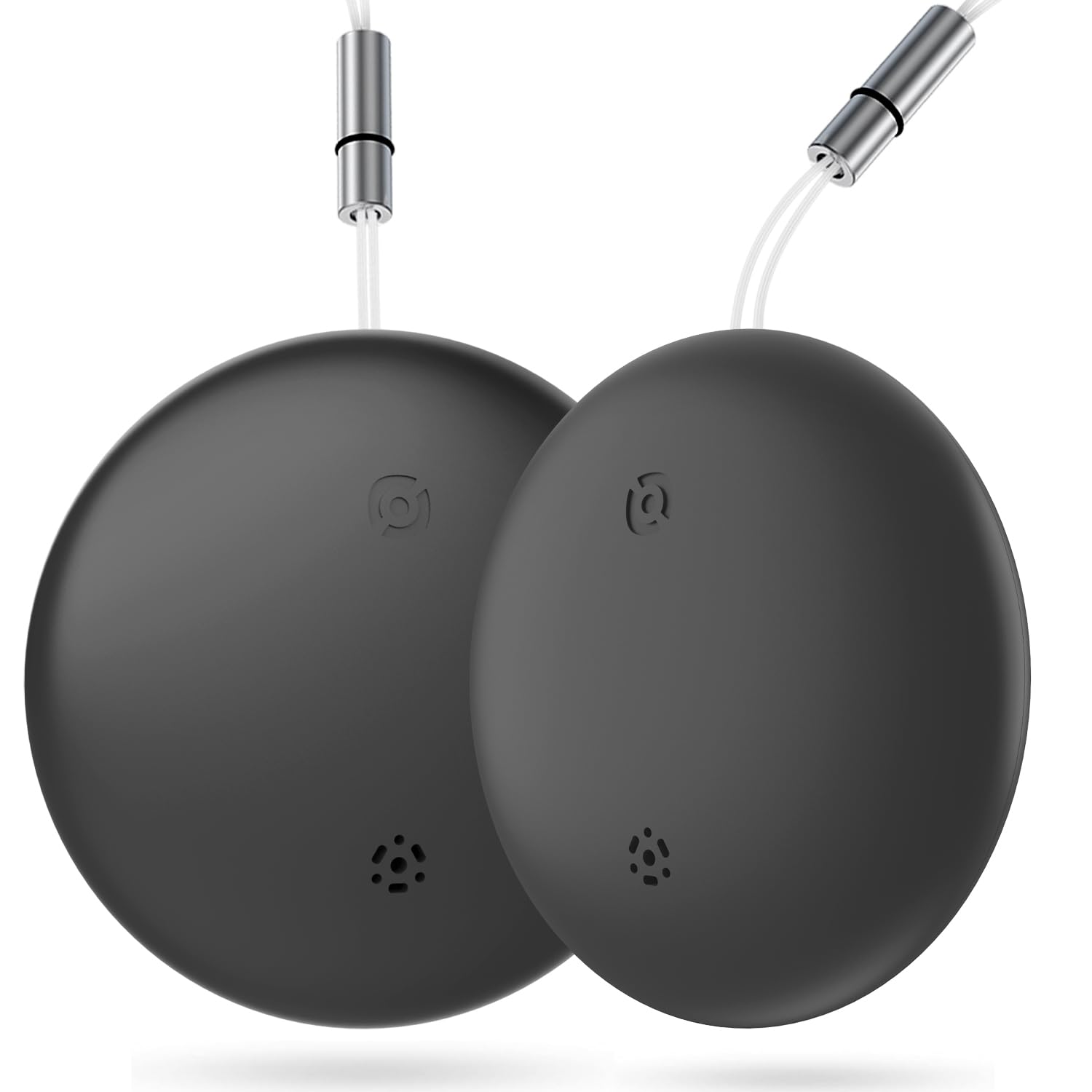 YaoTag 2 Pack Luggage Tracker Works with Find My (iOS only), Item Finder for Keys, Wallet, Earbuds, Luggage, Suitcase and More, IP67 Waterproof, Replaceable Battery