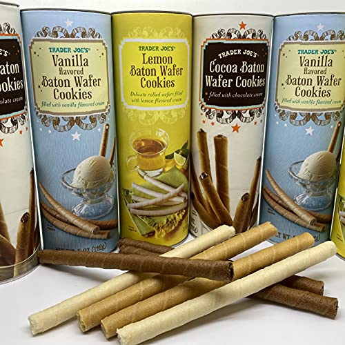 Trader Joe's Assorted Baton Wafer Cookies PICK YOUR OWN FLAVORS (Pack of 8)