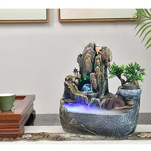 Cascada interior de rocalla para crear un espacio Zen en el dormitorio 7