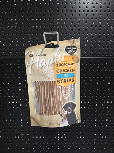 Flamingo Leckerli Hund – Sushi Strips mit Huhn & Fisch – 85g – köstlicher Hundesnack – ohne Zuckerzusatz – Snack Hapki