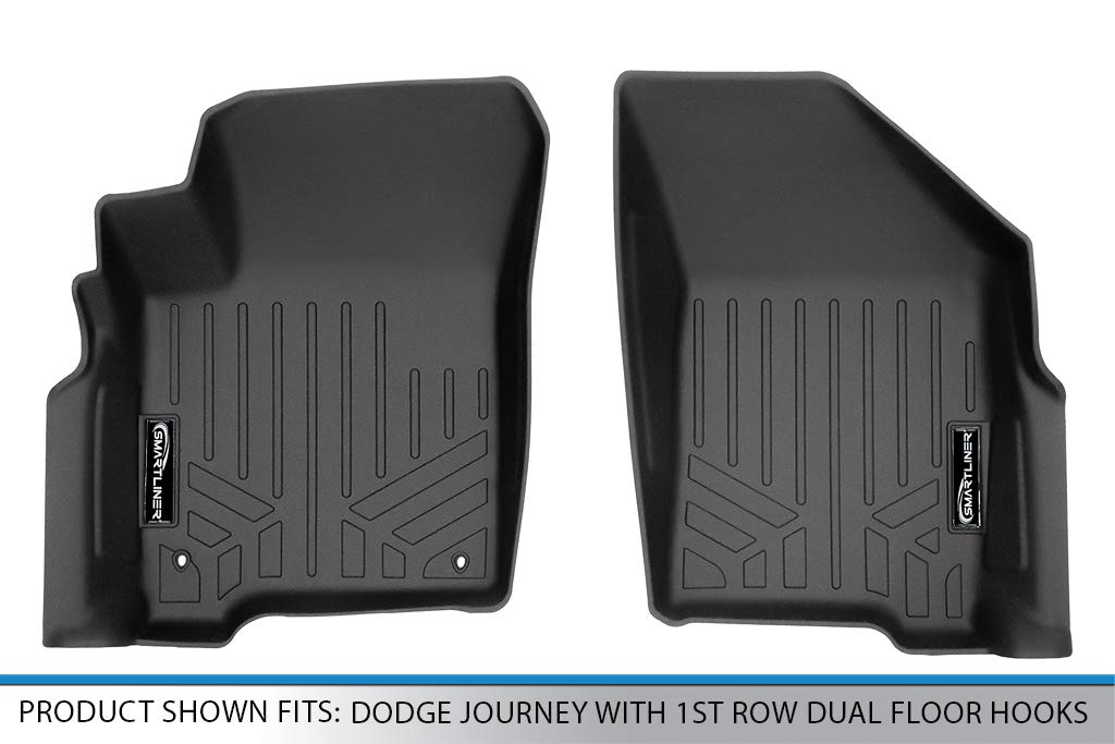 MAXLINER All Weather Custom Fit 1st Row Black Floor Mat Liner Set