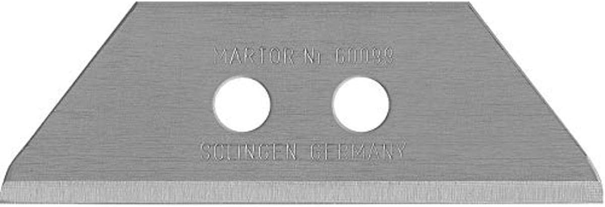 60099 Trapezoid Safety Knife Blade, Standard, Steel (Pack of 100)