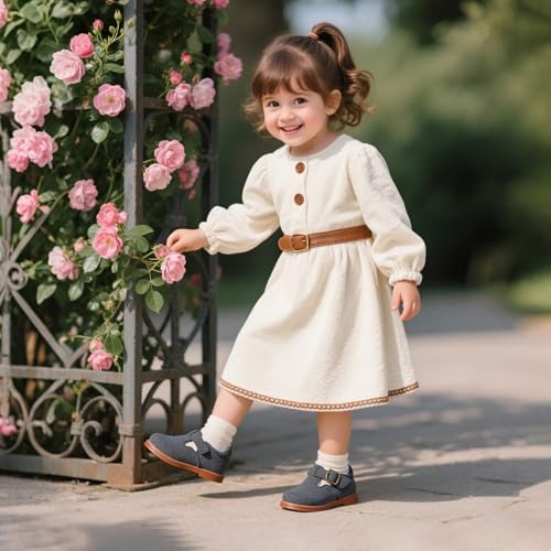 THEE BRON Girls Dress Shoes Little Kid Mary Jane School Uniform Shoes Oxford2