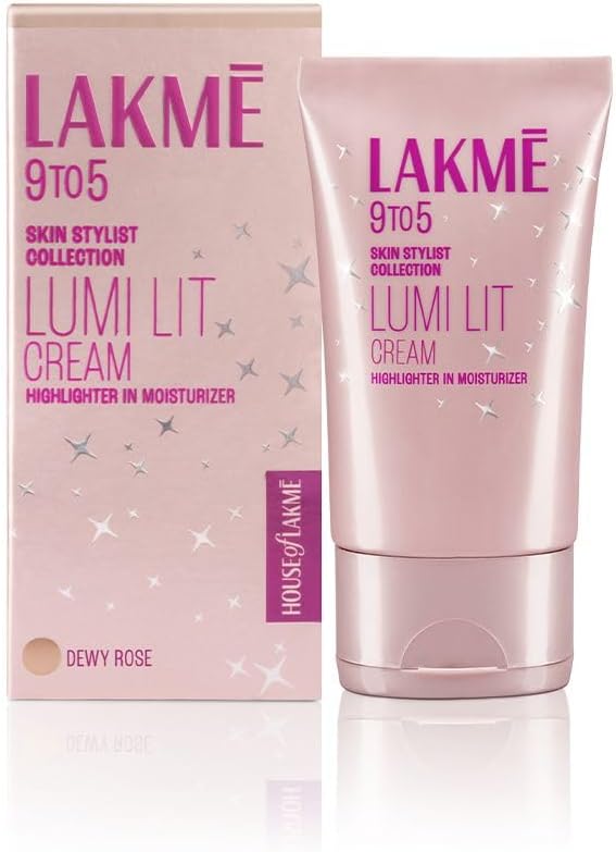 LAKMÉ Lumi Cream,Moisturizer with highlighter, Enriched with Niacinamide for all skin type,30 gm
