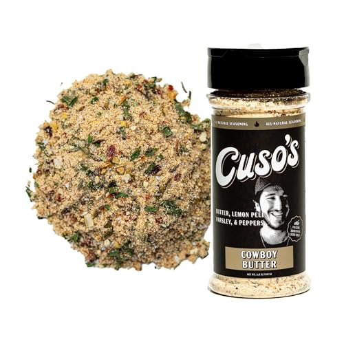 Cuso’s Cowboy Butter Seasoning – Roasted Garlic Butter Herb