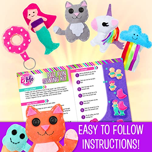 Creative Kids BM-FFSKIT-60402 Felt Sewing Kit - Craft 15+ Characters thumb #3