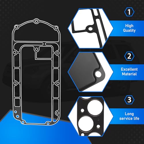 Image of Engine Intake Manifold Fuel Injection Plenum Gasket Set Compatible with 2005-2008 Honda Pilot 2003-2006 Acura MDX 3.5L Replaces MS 96410-1