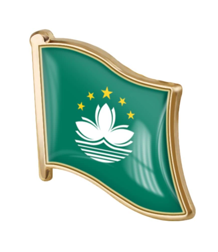 vmcoatdu Country Flag Pin Badge International Travel Brooch Metal Alloy Souvenir Pin for Hat Clothes Backpack