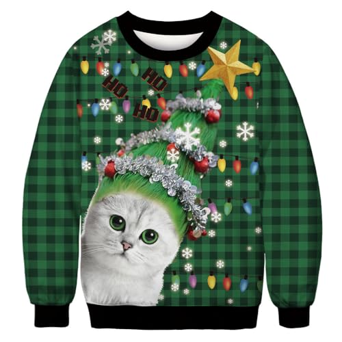 Merry Christmas Shirts For Women Funny 3D Naked Ugly Christmas Sweater For Men Unisex Cute Xmas Cat Snowman Fleece Top 1 Merry Christmas Shirts For Women Funny 3D Naked Ugly Christmas Sweater For Men Unisex Cute Xmas Cat Snowman Fleece Top