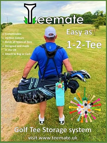 teemate Original Golf Tee Holder, Green, 88mm - Image 3