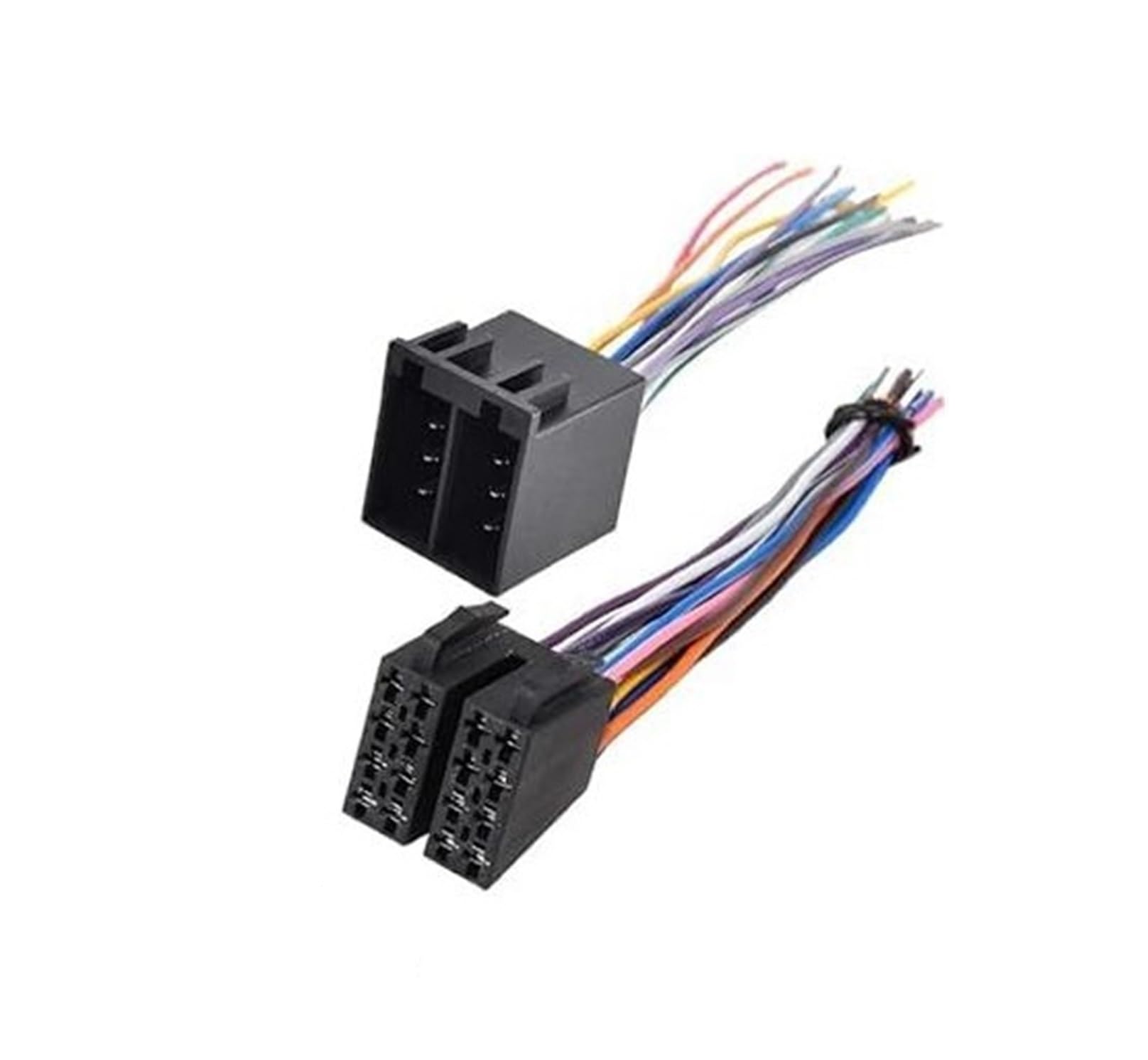 16-stykowy adapter wiązki stereo ISO męski wzmacniacz; żeński, do Freightlinera z lat 2004-2021, 2004-2016, do VOLVO, Kenwortha z lat 2008-2020 w240PC Zestaw złączy termokurczliwych do przewod