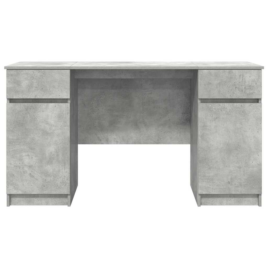 Biurko Szary Cement Drewniany Inżynieria 140 x 49 x 76 cm z 2