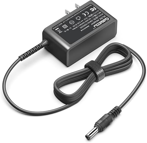 CASIMY Cable de alimentación adaptador compatible con Moukey MTs12-1 MTs121 MTs210-1 MTs2101 200W 280W máquina de karaoke inalámbrica sistema PA 12"