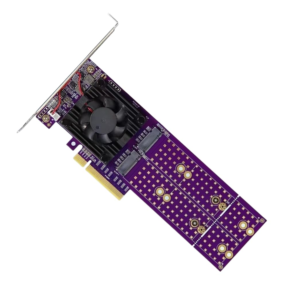 Scheda di Espansione PCIe 3.0 Scheda di Espansione PCIe M.2 ASM2824 A Alloggiamenti Non È Richiesto Alcun Smontaggio 4 Interfacce NVME