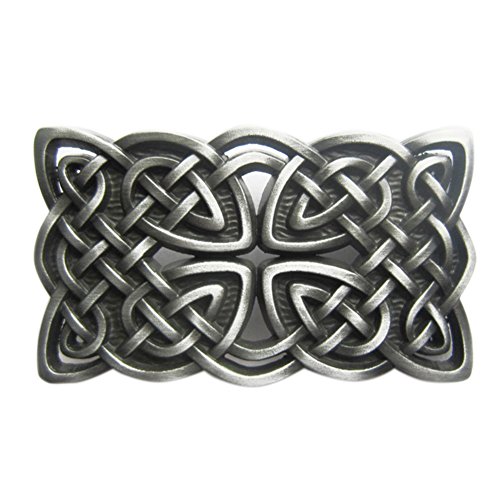 JEAN'S FRIEND New Vintage Cross Celtic Knot Rectangle Belt Buckle Gürtelschnallen US Stock Cover