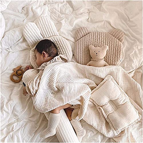 Hiltow Baby Anti Roll Side Sleep Pillow Soft Cotton Neck Support Cushion Toddler Positioning Back Cushion Accompany Sleeping Pillow For Unisex Baby #TOP4