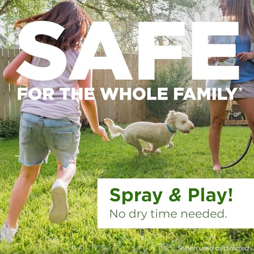 Image of Wondercide - Ready to Use Flea, Tick, and Mosquito Yard Spray with Natural Essential Oils - Mosquito and Insect Killer, Treatment, and Repellent - Plant-Based - Safe Around Pets, Plants, Kids - 32 oz