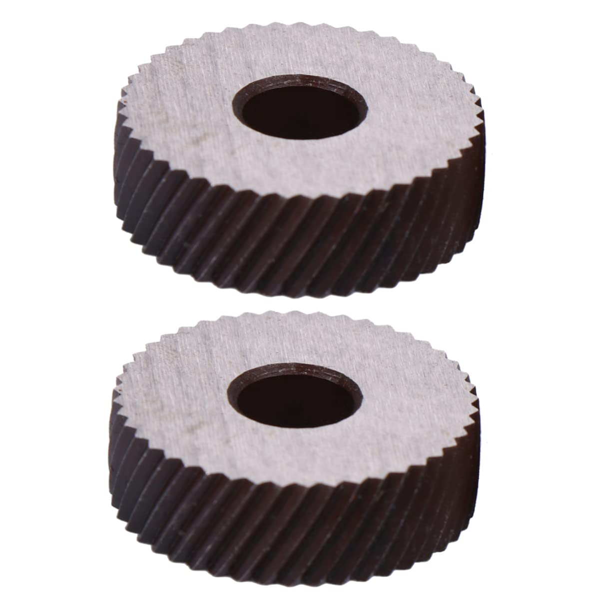 LIFKOME Dual Wheel Knurling Tool Kit Cutter Wheel Knurling Set for Lathe Pattern High Strength Anodized Surface Wear Resistant for Machining