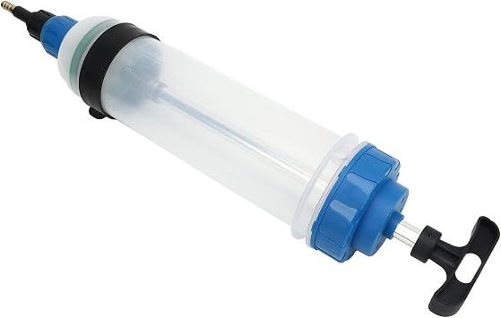 Automotive Fluid Extractor, 1.5L Manual Fluid Extractor Pump Oil Change Syringe with Hose, Engine Extraction Filling Pump Oil Suction Syringe Pump for PSA