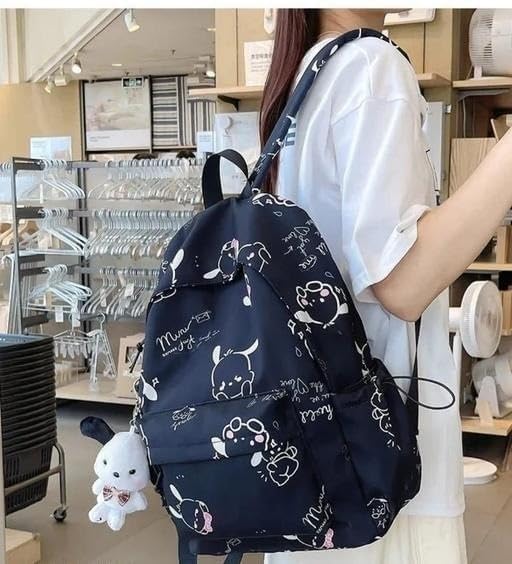 Image of Girls bags || college || school bag,s || Tuition bag's || Office bag || Casual Backpacks for Women / / Stylish And Trendy Backpack || Water Resistant and Lightweight Bags etc.