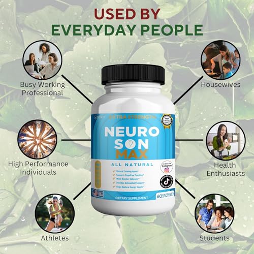 Image of Neuro Son Max Extra Strength, All Natural Dietary Supplement, 60 Capsules, 30-Day Supply (2)