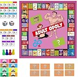 Couples Games for Adults- -Couple Adult Opoly Board Game-Romantic Couple Games for Date Night Sex Games for Couples Sex Dice Game Sexy Board Games for Date Night, Couple Games, Date Night Ideas