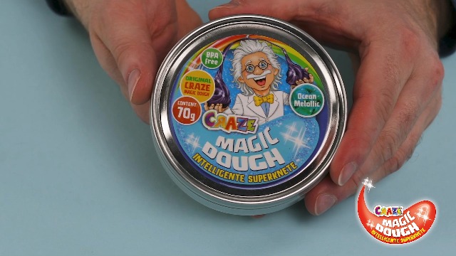 Magic Dough Plastilina Inteligente Con Efecto Cristal – 70 G De Masa Elástica Que Rebota, No Tóxica Y Sin BPA, Para Niños