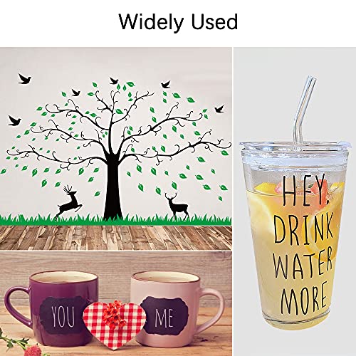 Permanent Vinyl Sheets, Senhai 14 Colors Adhesive Vinyl Sheets Set 12" X 12", 14 Rolls Heat Transfer Vinyl For Most Kinds Of Cutting Machines, Craft Cutters, Printers, Letters, Car Decal, Deco Sticker #TOP7