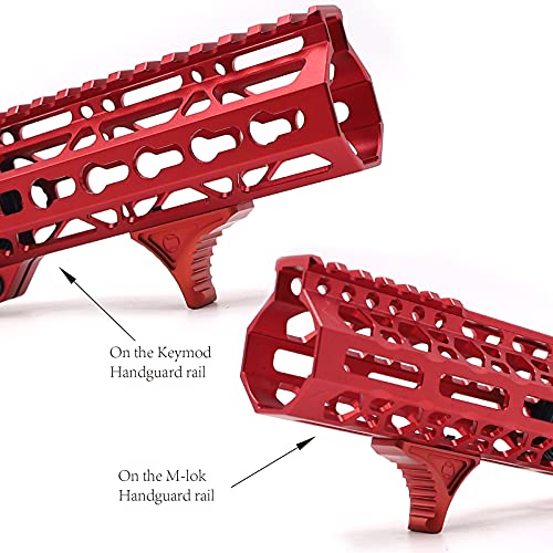 ND Forward Universal Hand Stop for Both Mlok Keymod Handguard (Red) - Image 3