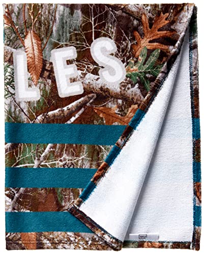 Image of NORTHWEST NFL Philadelphia Eagles Unisex-Adult Beach Towel, 30 inch x 60 inch, Realtree Camo Stripes (Pack of 6)
