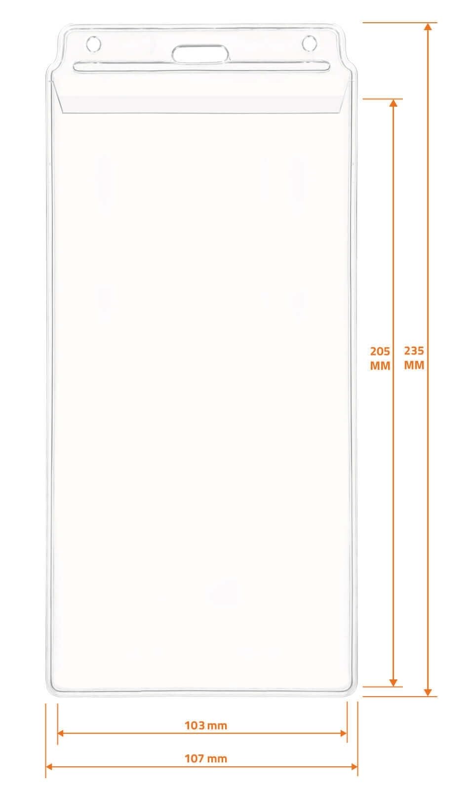 Etui na bilety koncertowe ze smyczą na klucze na bilety koncertowe i bilety koncertowe 103 x 205 mm [10 sztuk] etui na dowód osobisty na imprezy sportowe bilety