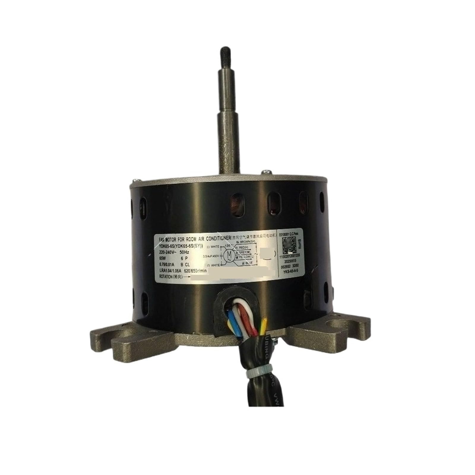WUPLKCUIJ For Central Air Conditioner Fan Motor YDK65-6S (SY) YKS-65-6-5 Conditioning Parts