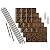FASÄDE Traditional Style/Pattern 4 Decorative Vinyl Backsplash 15 sq ft Kit in Oil-Rubbed Bronze