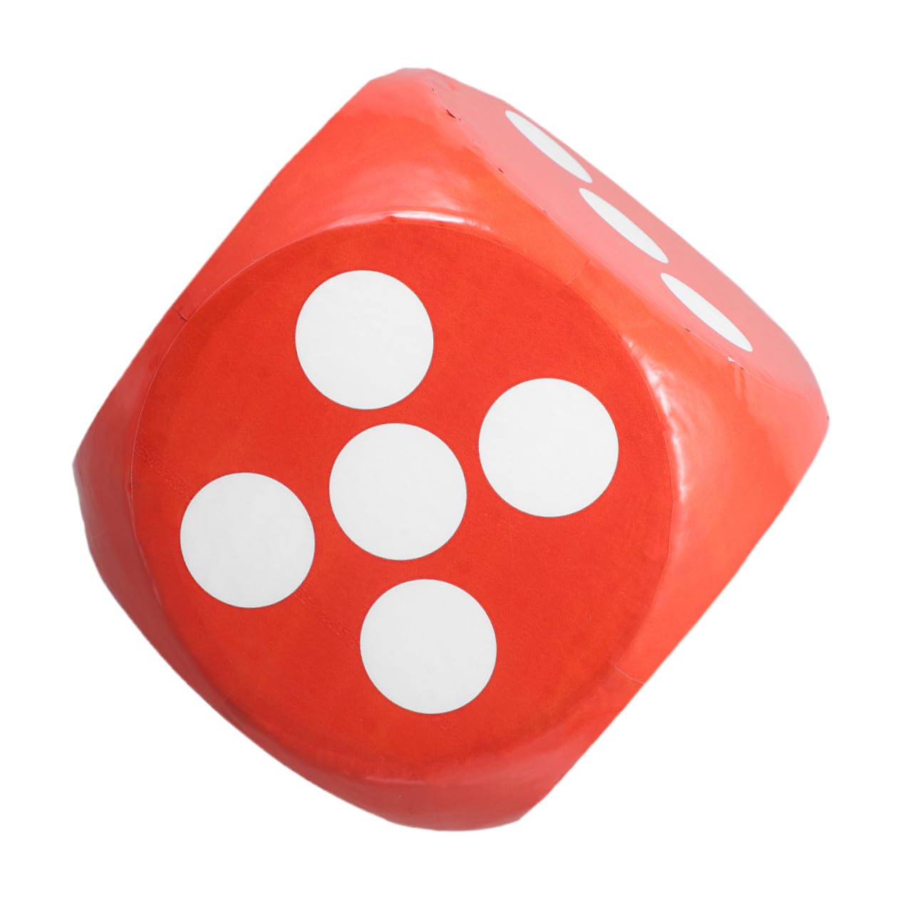 Dados de Espuma Gigantes Rojos de Seis Caras para Juegos y Fiestas Material Seguro y Tamaño Jumbo para Diversión Familiar