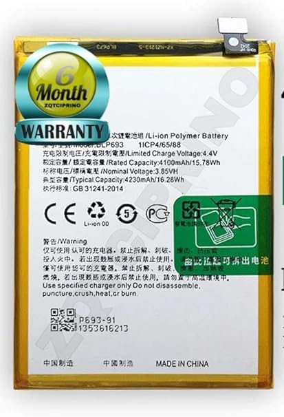 Image of Original BLP693 Battery for Realme 3 RMX1825 RMX1821 Battery with 6 Month Warranty**** (N4)