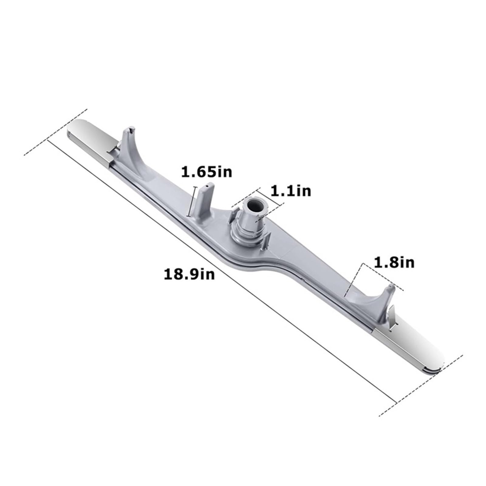 154568002 Braccio irroratore inferiore for lavastoviglie compatibile con la sostituzione Electrolux