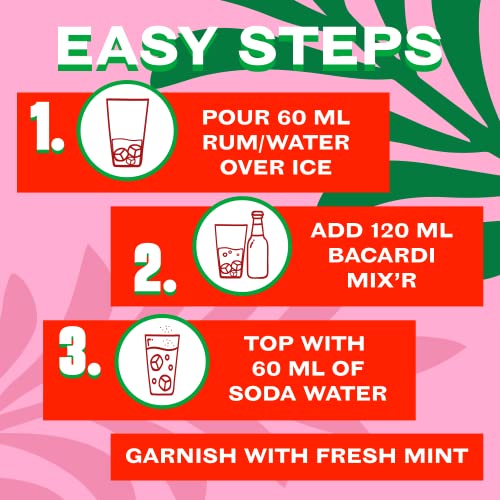 Image of Bacardi Mixers - Mojito (500 Ml)- Non Alcoholic Premium Mixer (Pack of 2)