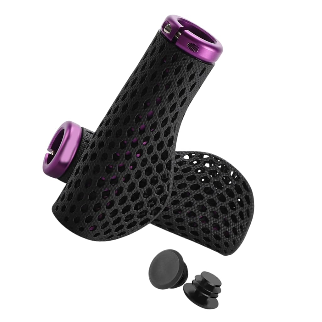 1 par de fundas impermeables para manillar de bicicleta de montaña con absorción de impactos