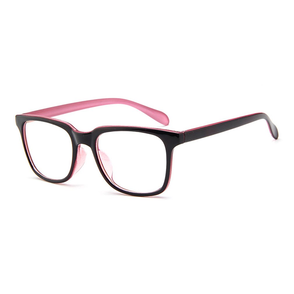 LOMOL Lightweight Personality Student Style Transparent Lens Frame Glasses For Men&Women