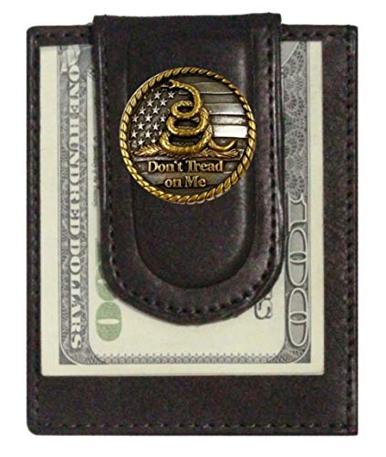 Custom Don't Tread On Me Paul and Taylor Money Clip Wallet